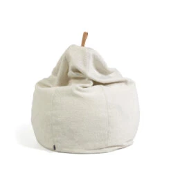 VICKA Pouf Poire En Tissu -Meubles Soldes Magasin pouf tissu kave home vicka 2