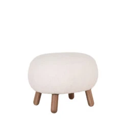 SAVONA Repose-pieds En Tissu Bouclette 6 SAVONA Repose-pieds En Tissu Bouclette -Meubles Soldes Magasin repose pieds tissu bouclette house nordic savona 1