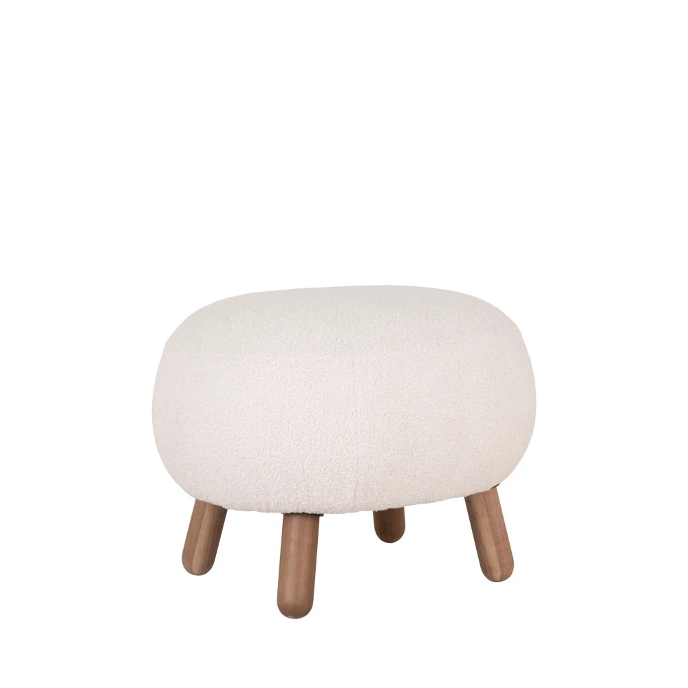 SAVONA Repose-pieds En Tissu Bouclette 4 SAVONA Repose-pieds En Tissu Bouclette – Image 2