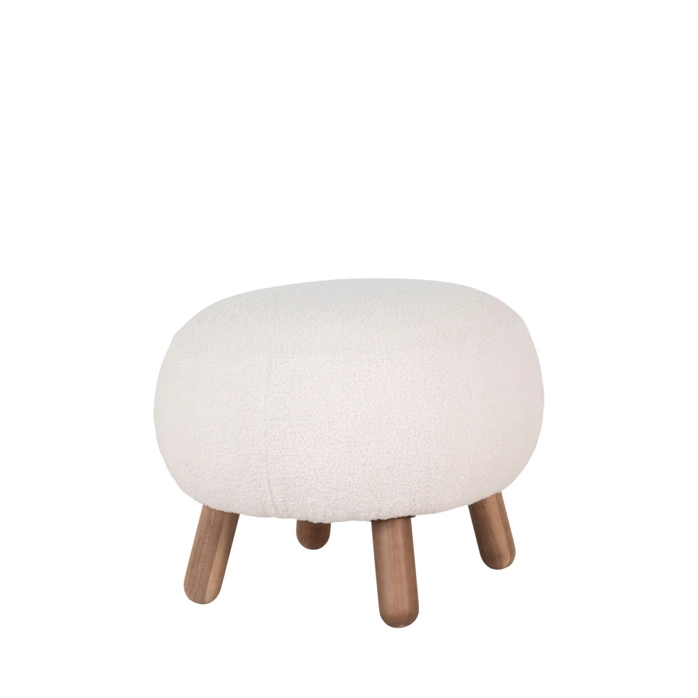 SAVONA Repose-pieds En Tissu Bouclette 5 SAVONA Repose-pieds En Tissu Bouclette – Image 3