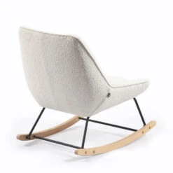 MARLINA Rocking-chair En Bouclette -Meubles Soldes Magasin rocking chair bouclette kave home marlina 4