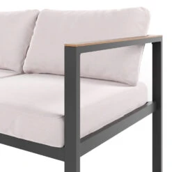 ASKO Salon De Jardin 1 Canapé, 2 Fauteuils Et 1 Table Basse En Aluminium -Meubles Soldes Magasin salon de jardin 1 canape 2 fauteuils 1 table basse aluminium asko 4