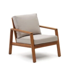 FRARES Salon De Jardin 1 Canapé, 2 Fauteuils Et 1 Table Basse En Bois D'acacia 13 FRARES Salon De Jardin 1 Canapé, 2 Fauteuils Et 1 Table Basse En Bois D'acacia -Meubles Soldes Magasin salon de jardin canape fauteuils table basse bois acacia frares kave home 2