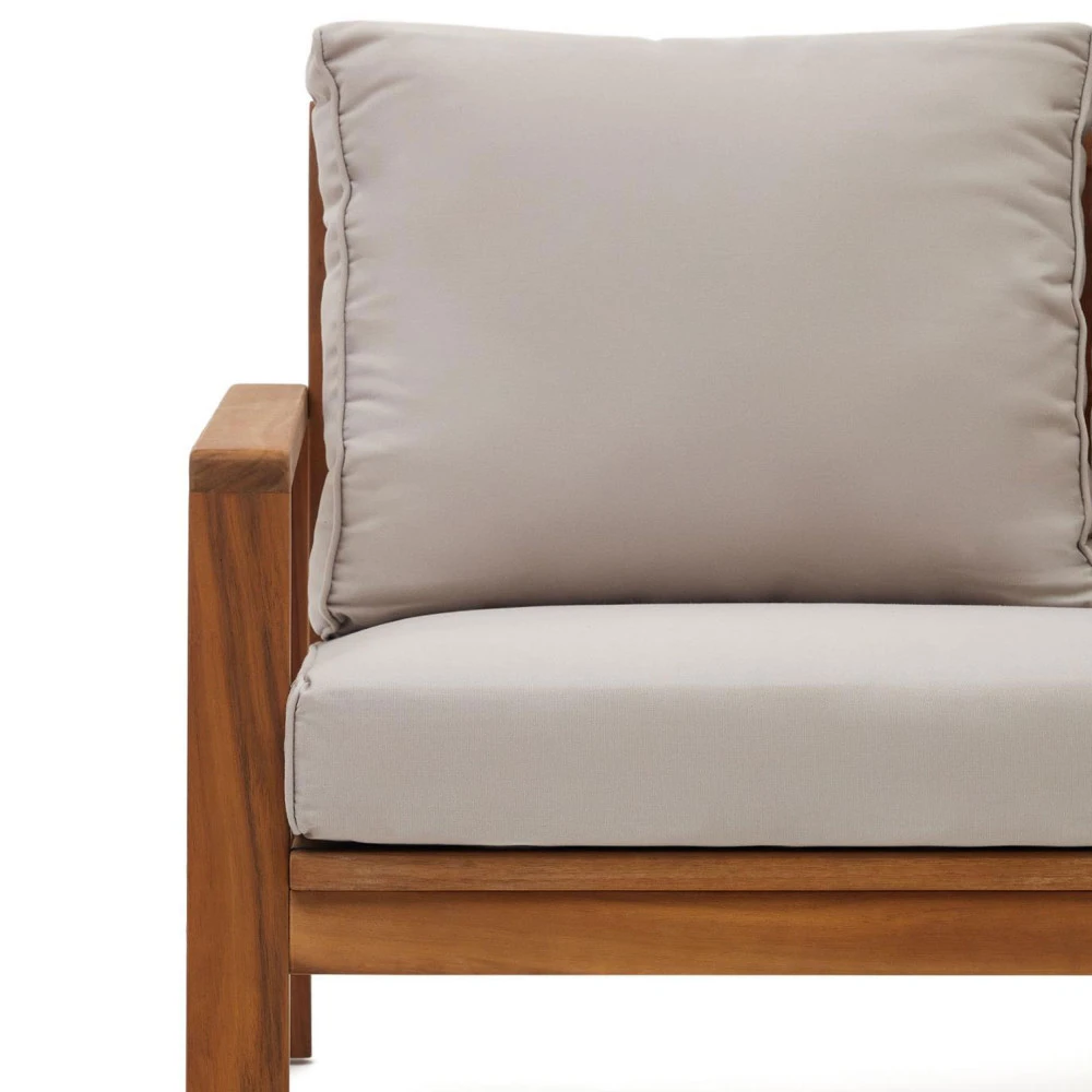 FRARES Salon De Jardin 1 Canapé, 2 Fauteuils Et 1 Table Basse En Bois D'acacia 7 FRARES Salon De Jardin 1 Canapé, 2 Fauteuils Et 1 Table Basse En Bois D'acacia – Image 5