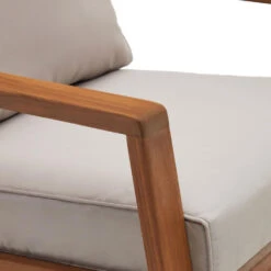 FRARES Salon De Jardin 1 Canapé, 2 Fauteuils Et 1 Table Basse En Bois D'acacia 17 FRARES Salon De Jardin 1 Canapé, 2 Fauteuils Et 1 Table Basse En Bois D'acacia -Meubles Soldes Magasin salon de jardin canape fauteuils table basse bois acacia frares kave home 6