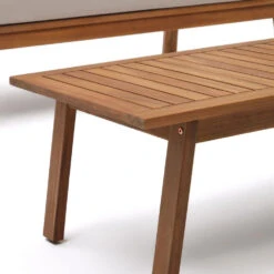 FRARES Salon De Jardin 1 Canapé, 2 Fauteuils Et 1 Table Basse En Bois D'acacia 18 FRARES Salon De Jardin 1 Canapé, 2 Fauteuils Et 1 Table Basse En Bois D'acacia -Meubles Soldes Magasin salon de jardin canape fauteuils table basse bois acacia frares kave home 7