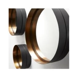 WILTON 3 Miroirs Métal Doré -Meubles Soldes Magasin set 3 miroirs metal dore wilton 1