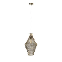 LUCA Suspension En Filet Métal ø36cm 12 LUCA Suspension En Filet Métal ø36cm -Meubles Soldes Magasin suspension filet metal 36cm dutchbone luca 1