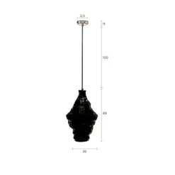 LUCA Suspension En Filet Métal ø36cm 19 LUCA Suspension En Filet Métal ø36cm -Meubles Soldes Magasin suspension filet metal 36cm dutchbone luca 8
