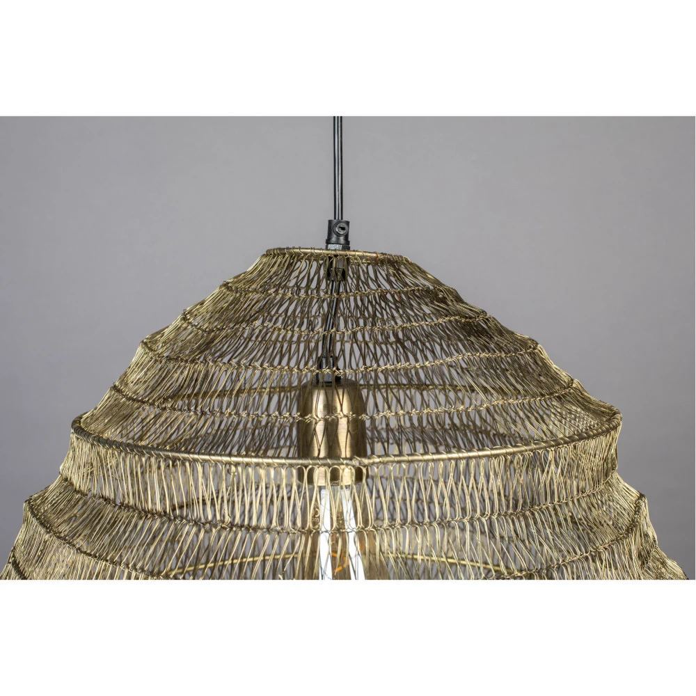 LUCA Suspension En Filet Métal ø45cm 7 LUCA Suspension En Filet Métal ø45cm – Image 5