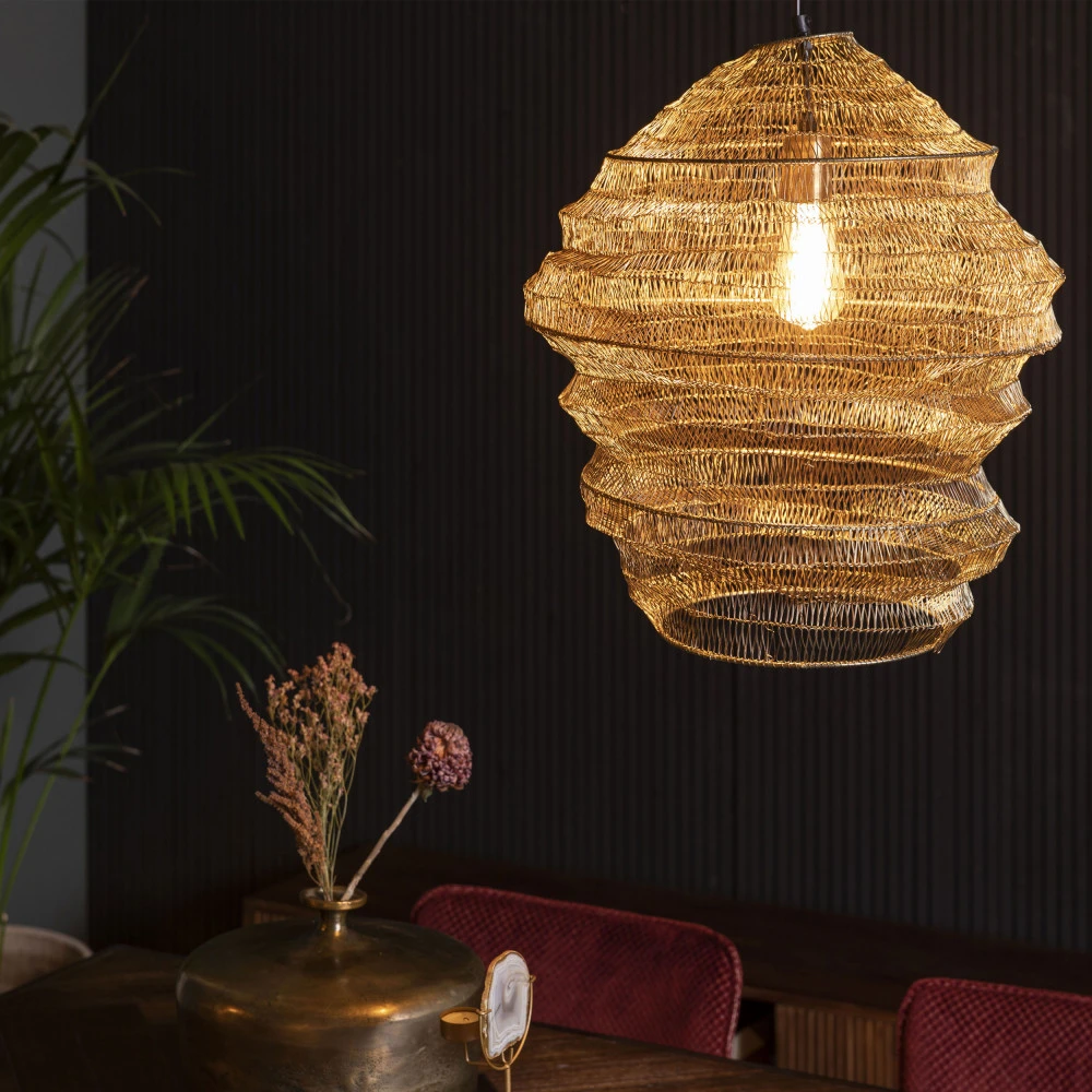 LUCA Suspension En Filet Métal ø45cm 9 LUCA Suspension En Filet Métal ø45cm – Image 7