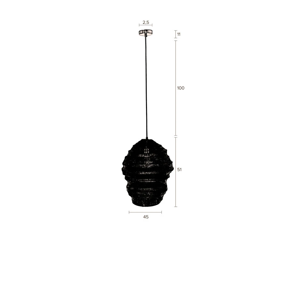 LUCA Suspension En Filet Métal ø45cm 11 LUCA Suspension En Filet Métal ø45cm – Image 9