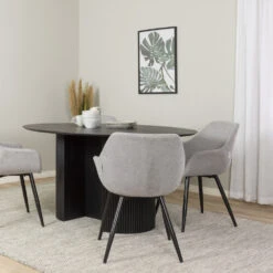 ROD Table à Manger En Bois 160x110 -Meubles Soldes Magasin table a manger bois 160x110 tenzo rod 9