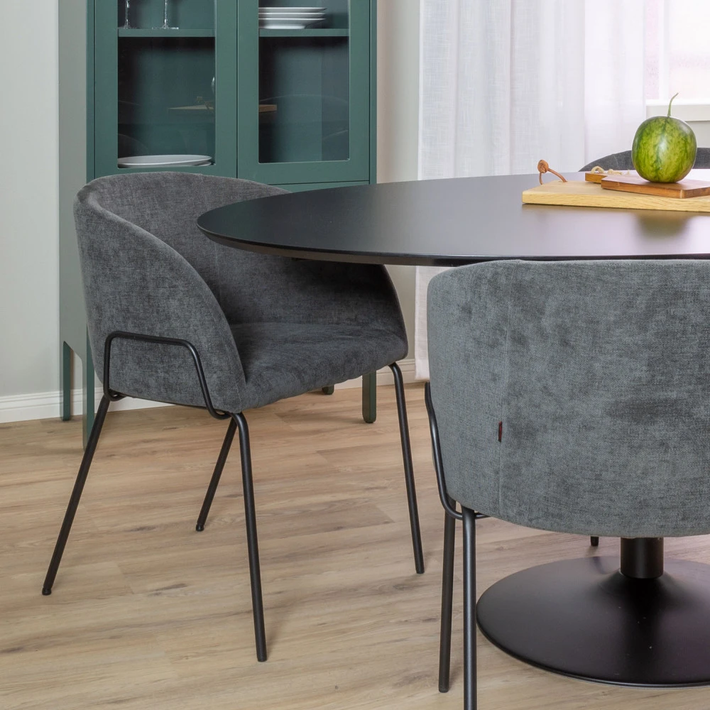 TACO ELIPSE Table à Manger En Bois 160x110 8 TACO ELIPSE Table à Manger En Bois 160x110 – Image 6