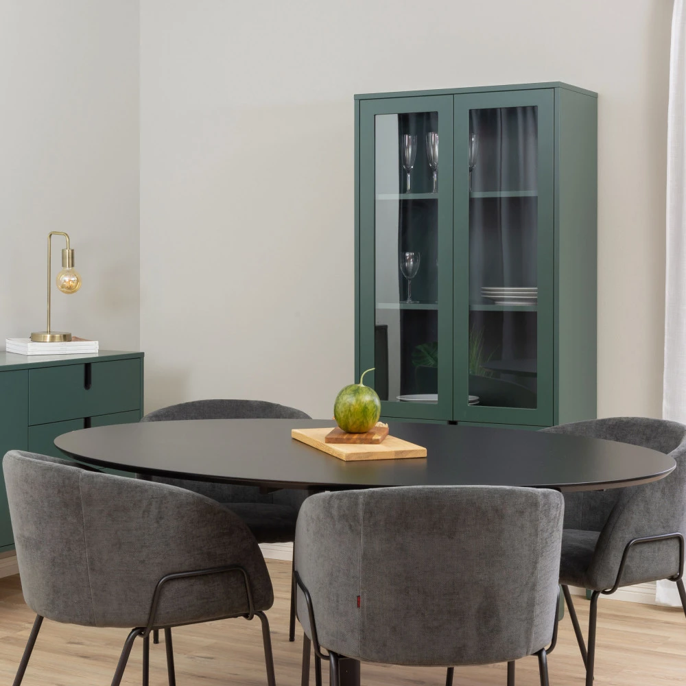 TACO ELIPSE Table à Manger En Bois 160x110 11 TACO ELIPSE Table à Manger En Bois 160x110 – Image 9