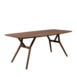 MALAYA Table à Manger En Bois 180x90cm -Meubles Soldes Magasin table a manger bois 180x90cm dutchbone malaya 2