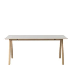 HILDA Table à Manger En Bois 180x90cm