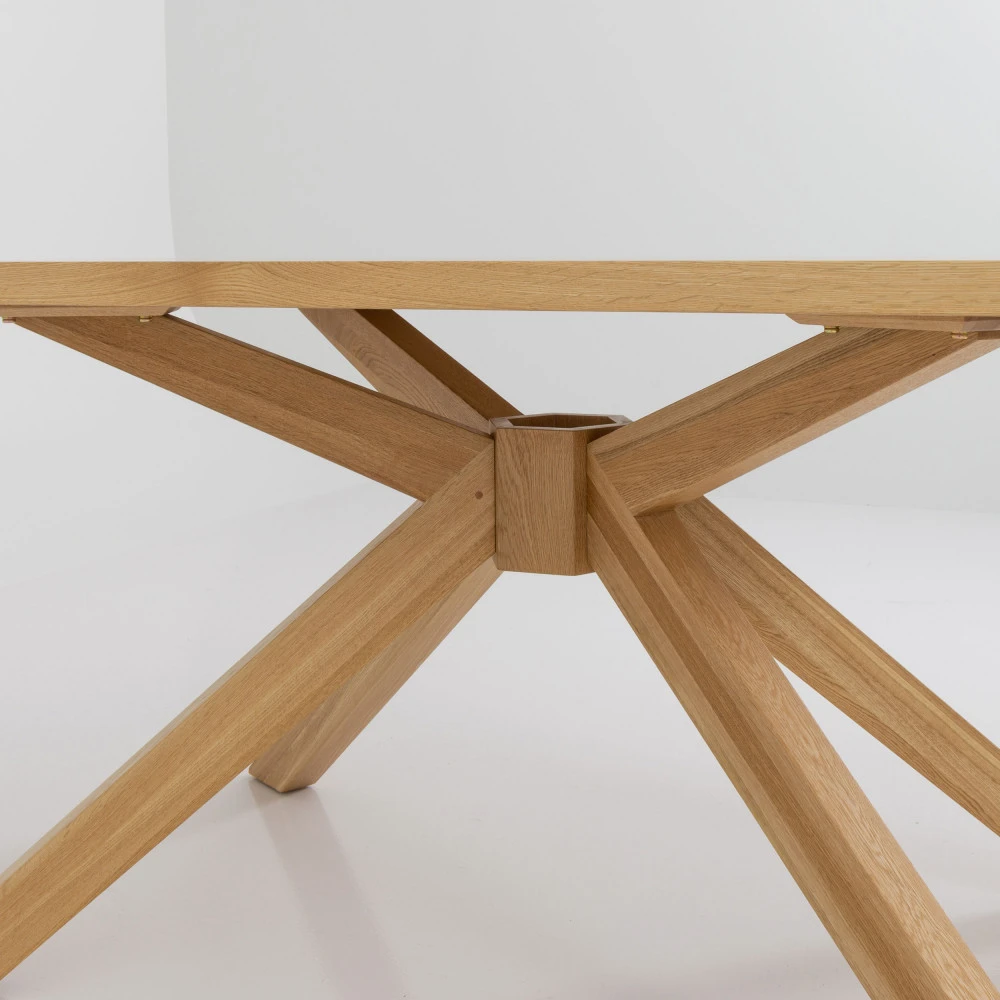 ACROSS Table à Manger En Bois 190x110 7 ACROSS Table à Manger En Bois 190x110 – Image 5