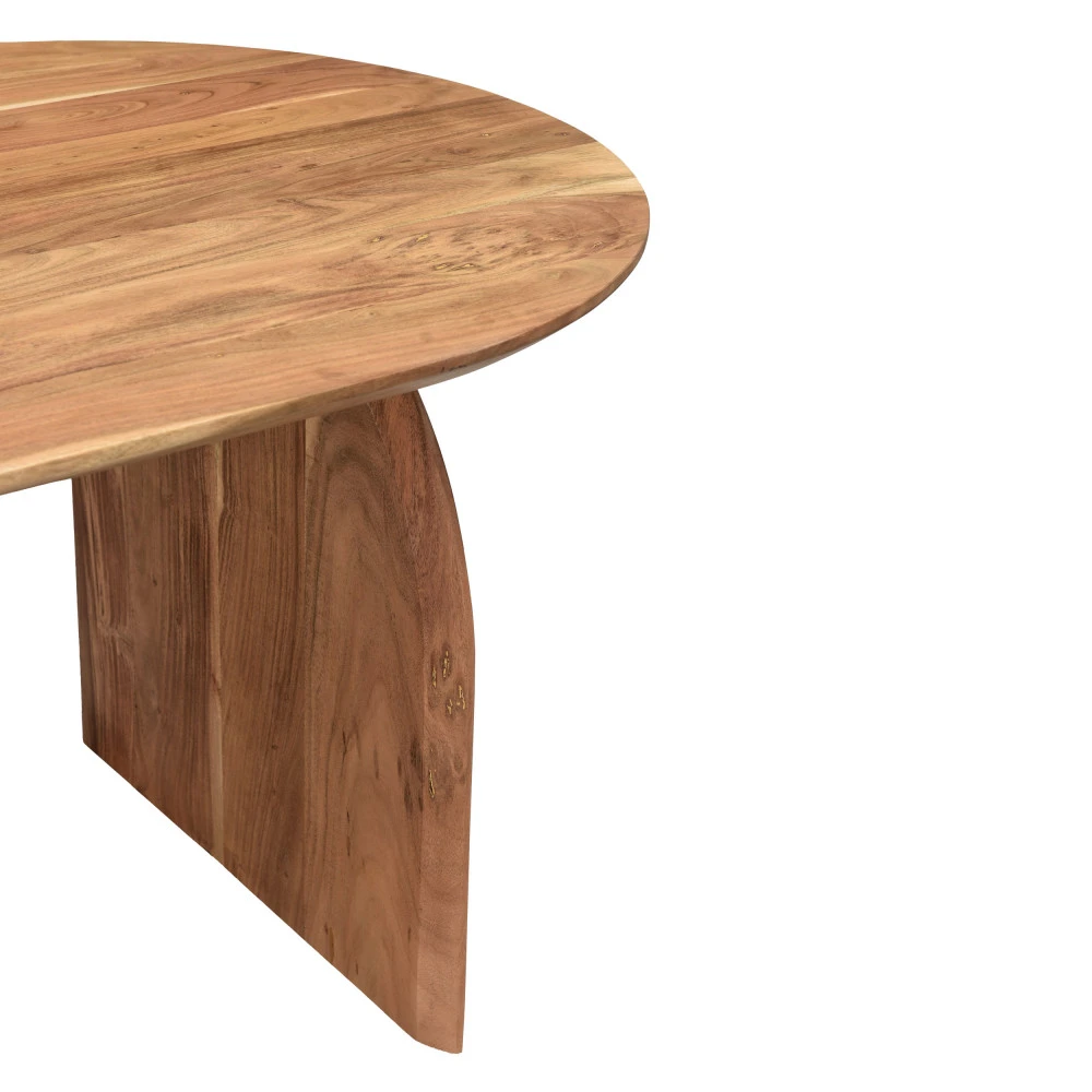 MALANG Table à Manger En Bois Massif D'acacia 200x100cm 9 MALANG Table à Manger En Bois Massif D'acacia 200x100cm – Image 7