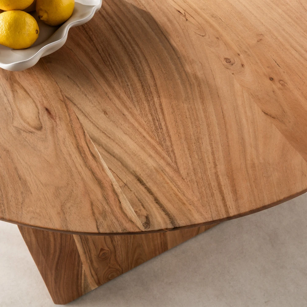 MALANG Table à Manger En Bois Massif D'acacia 200x100cm 10 MALANG Table à Manger En Bois Massif D'acacia 200x100cm – Image 8