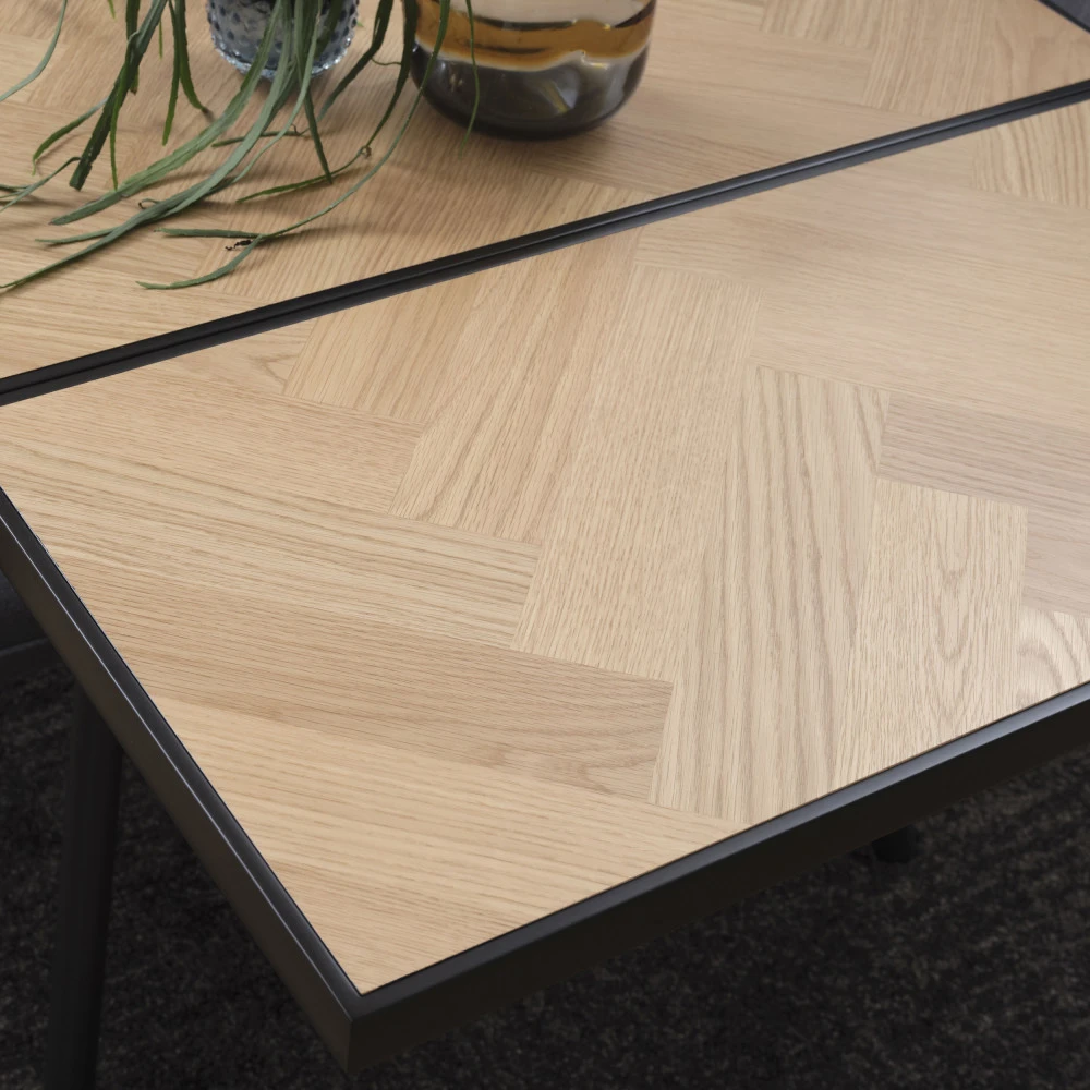 TRUDI Table à Manger En Bois Et Métal 180x90cm 8 TRUDI Table à Manger En Bois Et Métal 180x90cm – Image 6