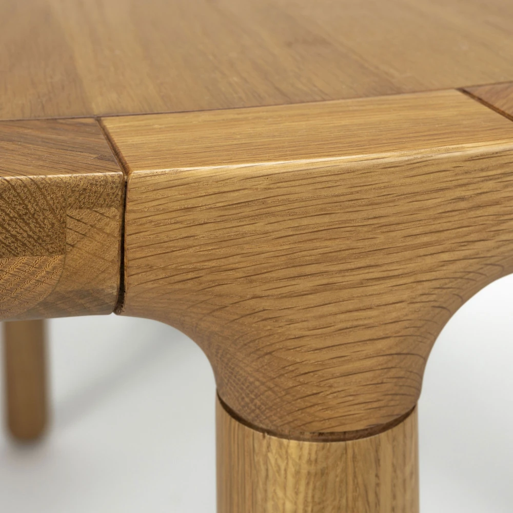 STORM Table à Manger En Bois ø128cm 8 STORM Table à Manger En Bois ø128cm – Image 6