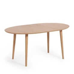 OQUI Table à Manger Extensible En Bois ø120-200x90cm 14 OQUI Table à Manger Extensible En Bois ø120-200x90cm -Meubles Soldes Magasin table a manger extensible bois 120 200x90cm kave home oqui 2