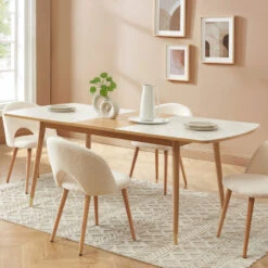 VEJEND Table à Manger Extensible En Bois Et Céramique 160-200x90cm 20 VEJEND Table à Manger Extensible En Bois Et Céramique 160-200x90cm -Meubles Soldes Magasin table a manger extensible bois ceramique 160 200x90cm vejend 8
