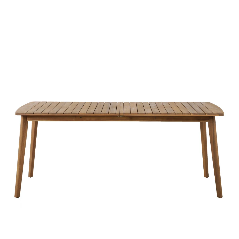 SUE Table à Manger Extensible De Jardin En Bois D'acacia 180-230x90cm 4 SUE Table à Manger Extensible De Jardin En Bois D'acacia 180-230x90cm – Image 2