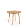 OQUI Table à Manger Extensible Ronde En Bois ø90-170x90cm 1 OQUI Table à Manger Extensible Ronde En Bois ø90-170x90cm -Meubles Soldes Magasin table a manger extensible ronde bois o90 170x90cm oqui kave home