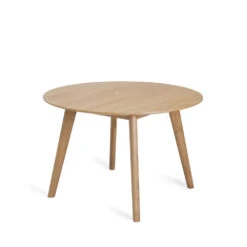 ALMOR Table à Manger Ronde En Bois ø115cm