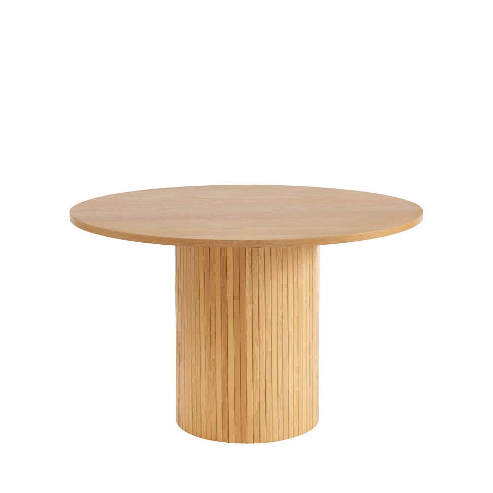 MATI Table à Manger Ronde En Bois ø120cm 4 MATI Table à Manger Ronde En Bois ø120cm – Image 2