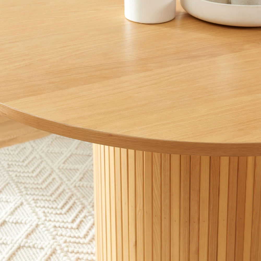 MATI Table à Manger Ronde En Bois ø120cm 6 MATI Table à Manger Ronde En Bois ø120cm – Image 4