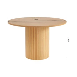 MATI Table à Manger Ronde En Bois ø120cm 17 MATI Table à Manger Ronde En Bois ø120cm -Meubles Soldes Magasin table a manger ronde bois o120cm mati 7