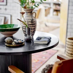 PORTO Table à Manger Ronde En Bois ø90cm 7 PORTO Table à Manger Ronde En Bois ø90cm -Meubles Soldes Magasin table a manger ronde bois o90cm porto bloomingville 2