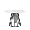 FLORIS Table à Manger Ronde En Effet Marbre Et Métal ø104cm 1 FLORIS Table à Manger Ronde En Effet Marbre Et Métal ø104cm -Meubles Soldes Magasin table a manger ronde effet marbre metal o104cm floris