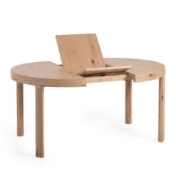 COLLEEN Table à Manger Ronde Extensible En Bois ø120(170)-120cm -Meubles Soldes Magasin table a manger ronde extensible en bois o120170 120cm kave home colleen 3