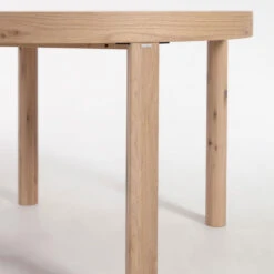 COLLEEN Table à Manger Ronde Extensible En Bois ø120(170)-120cm -Meubles Soldes Magasin table a manger ronde extensible en bois o120170 120cm kave home colleen 5