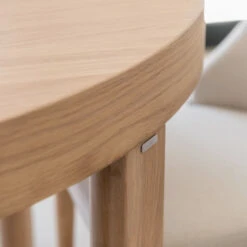 COLLEEN Table à Manger Ronde Extensible En Bois ø120(170)-120cm -Meubles Soldes Magasin table a manger ronde extensible en bois o120170 120cm kave home colleen 8