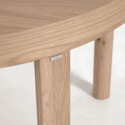 COLLEEN Table à Manger Ronde Extensible En Bois ø120(170)-120cm -Meubles Soldes Magasin table a manger ronde extensible en bois o120170 120cm kave home colleen 9