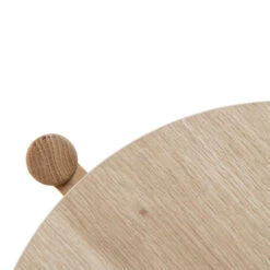 ELLOS Table D'appoint Ronde En Bois Et Cannage ø50,5cm -Meubles Soldes Magasin table appoint bois cannage drawer ellos 9