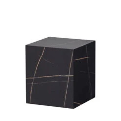 BENJI Table D'appoint Effet Marbre H45xL40cm 10 BENJI Table D'appoint Effet Marbre H45xL40cm -Meubles Soldes Magasin table appoint effet marbre h45xl40cm woood benji 3