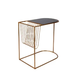 EILEEN Table D'appoint En Métal -Meubles Soldes Magasin table appoint metal dutchbone eileen 2