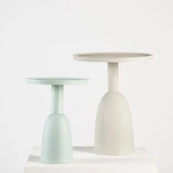 TÉMARA Table D'appoint Ronde En Aluminium ø30cm -Meubles Soldes Magasin table appoint ronde aluminium 30cm drawer temara 2