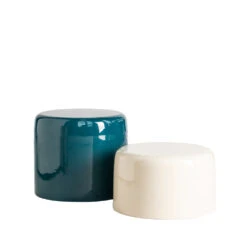 PATI Table D'appoint Ronde En Aluminium émaillée ø42cm -Meubles Soldes Magasin table appoint ronde aluminium emaillee 42cm drawer pati 2