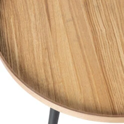 MESA Table D'appoint Ronde En Bois ø45cm -Meubles Soldes Magasin table appoint ronde bois 45cm woood mesa 3