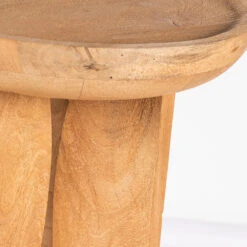 JEPARA Table D'appoint Ronde En Bois Massif ø45cm -Meubles Soldes Magasin table appoint ronde bois massif 45cm drawer jepara 3