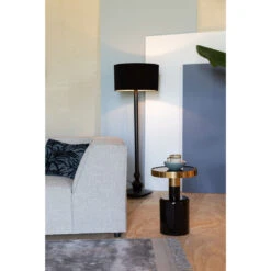 GLAM Table D'appoint Ronde En Métal ø36cm