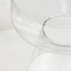 WARU Table D'appoint Ronde En Verre ø37cm -Meubles Soldes Magasin table appoint ronde verre 37cm drawer waru 2