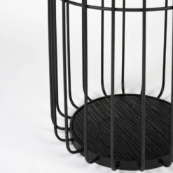 LANCE Table D'appoint Ronde En Verre Et Métal ø35cm -Meubles Soldes Magasin table appoint ronde verre metal 35cm lance 2